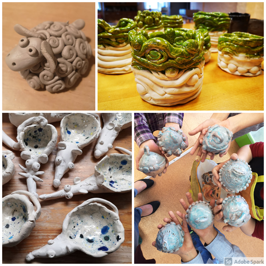  "Veidotājs". Attālināto keramikas video nodarbību komplekts bērniem